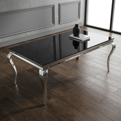 Grijze eettafel Rechthoekige eettafel Luxe houten tafels Tafels