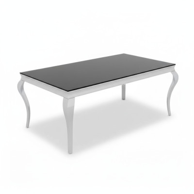 Grijze eettafel Rechthoekige eettafel Luxe houten tafels Tafels