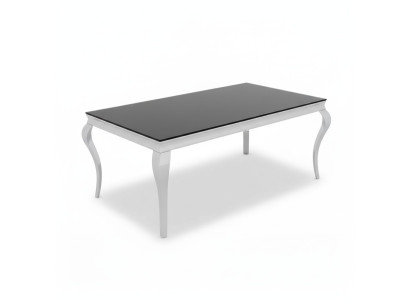 Grijze eettafel Rechthoekige eettafel Luxe houten tafels Tafels