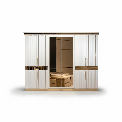 Kledingkast wit Slaapkamer Materiaal Hout Kast Luxe Modern