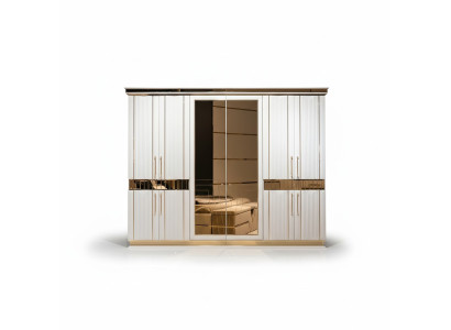 Kledingkast wit Slaapkamer Materiaal Hout Kast Luxe Modern