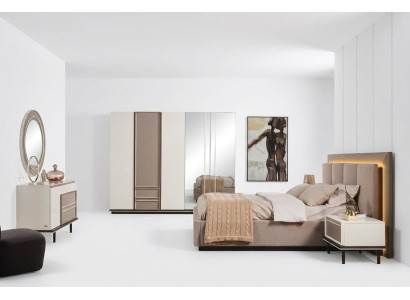 Slaapkamer set bed 2x nachtkastjes kaptafel luxe nieuw 6-delig design