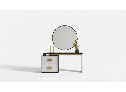 Slaapkamer Stijlvolle Set Designer Kaptafel Luxe Spiegel 2-delig