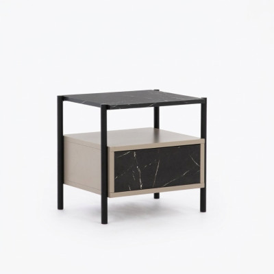 Slaapkamer ontwerper nachttafel ontwerper houten nachtkastje luxe meubels