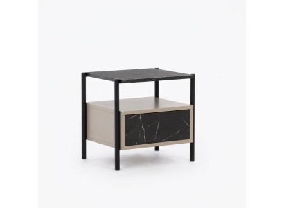 Slaapkamer ontwerper nachttafel ontwerper houten nachtkastje luxe meubels