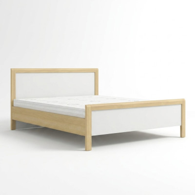 Modern wit tweepersoonsbed slaapkamer bedden hoogwaardig houten frame