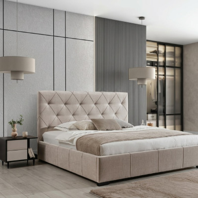 Luxe gestoffeerd bed Hoofdbord Slaapkamerinrichting