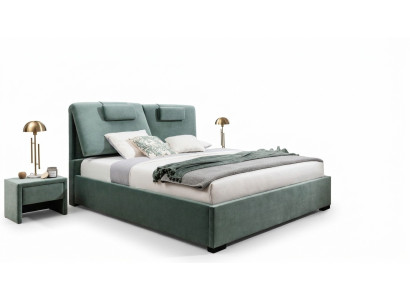 Complete slaapkamer set, 3-delig, tweepersoonsbed, ontwerper, 2 nachtkastjes
