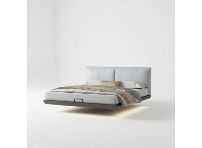 Witte slaapkamer Designer bed Luxe bedden Leren tweepersoonsbedden Nieuw