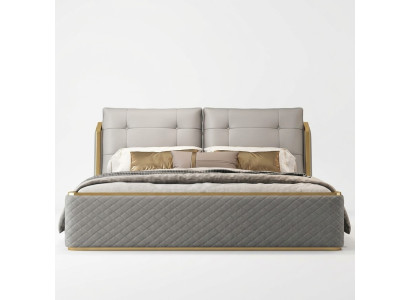 Ontwerper Wit Slaapkamer Bed Luxe Tweepersoonsbedden Houten Frame Modern