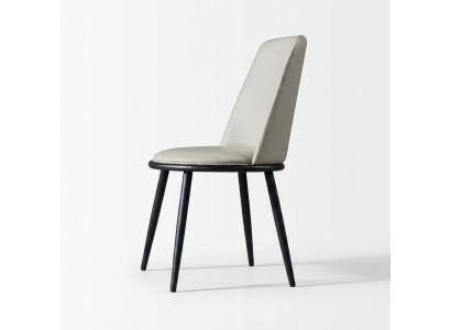 Eetkamermeubelen Stijlvolle stoel Luxe bekleding Designerhouten eenzitter
