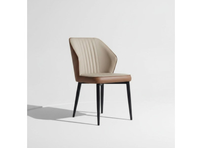 Bruine fauteuils, Edele eetkamerstoelen, Houten stoelen, Luxe textielmeubelen.