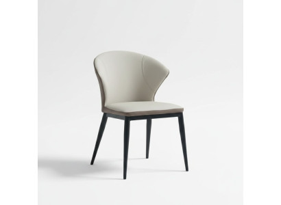 Witte gestoffeerde designer stoelen, textiel, eetkamerstoelen, hoogwaardige houten stoelen.