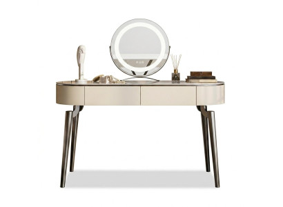 Beige make-up tafel Ontwerper slaapkamer meubels Luxe kaptafel