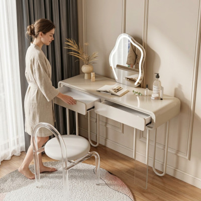 Witte make-uptafel met laden Kaptafel Luxe make-uptafel
