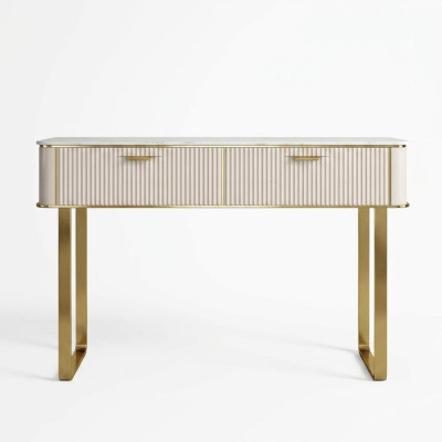Edele kaptafel met 2 laden, luxe make-up commode