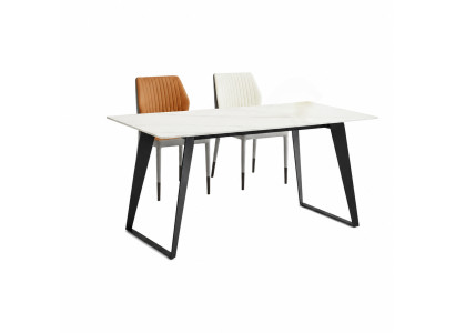 Witte eettafel Ontwerper keukentafels Eetkamer meubels Houten tafels