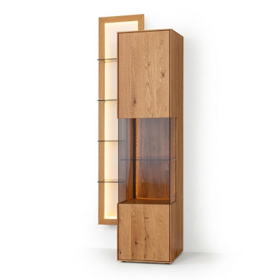 Designer eetkamer dressoir Bruin houten kast Woonkamer vitrine Nieuw