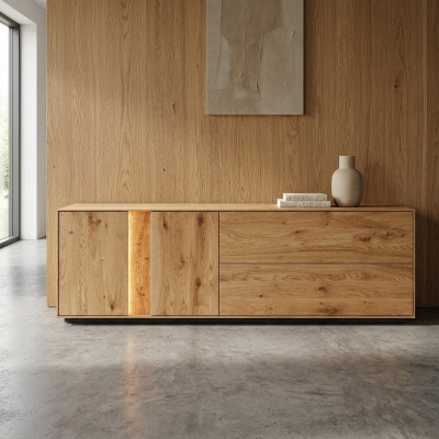 Moderne woonkamer TV-kast Luxueus LED-dressoir Lowboard RTV