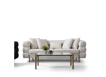 Witte driezits luxe 3-zits woonkamer designer zitmeubels bankstellen