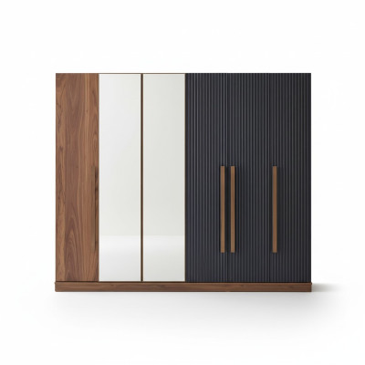 Bruine kledingkast Designer Luxe Meubels Houten kast Inrichting Kast