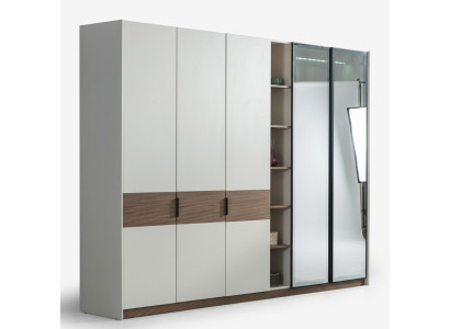 Witte slaapkamer kledingkast Luxe Moderne kast met schuifdeuren