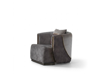 Ontwerper fauteuil woonkamer luxe modern zit textiel meubel fauteuil