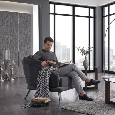 Fauteuil Stof Modern Meubel Designer Zitkamer Fauteuil 84x79x91