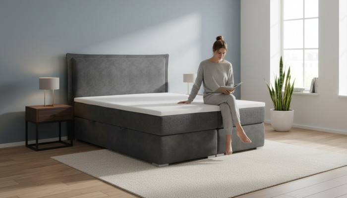 Bed Slaapkamer Tweepersoonsbed Luxe Modern Meubels Ontwerper Gestoffeerd Boxspringbed