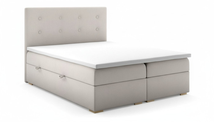Slaapkamer Bed Luxe Tweepersoonsbed Stijl Modern Gestoffeerd Bed Designer Textiel Meubels