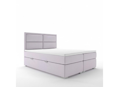 Luxe slaapkamer bed dubbel gestoffeerd modern design meubilair boxspringbed