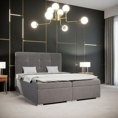 Bed slaapkamer luxe textiel meubels gestoffeerde meubels stijl boxspringbed