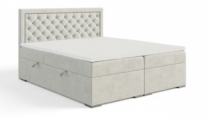 Slaapkamer bed luxe meubels stijl modern boxspringbed design tweepersoonsbed