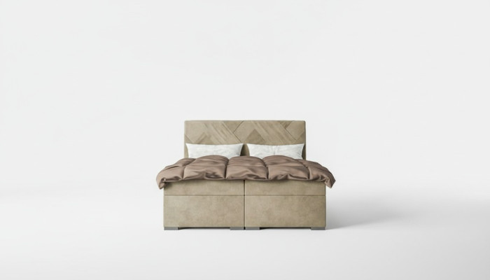 Luxe bed Ontwerper Slaapkamer Meubels Modern Tweepersoons Boxspringbed