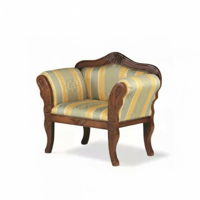 Klassieke stoel Designer Eenpersoons Nieuwe gestoffeerde meubels Woonkamer meubels