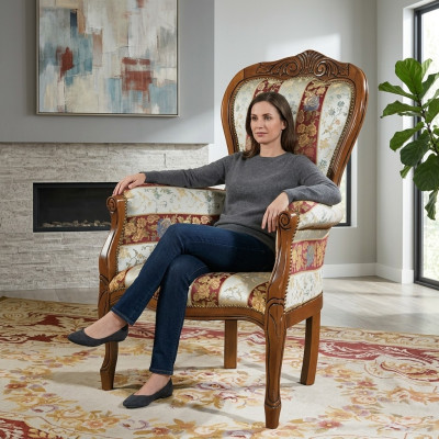 Klassieke designer fauteuil Woonkamer meubels Zitmeubelen Textiel meubels Nieuw.