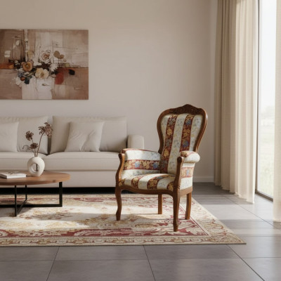 Klassieke designer fauteuil Woonkamer meubels Zitmeubelen Textiel meubels Nieuw.