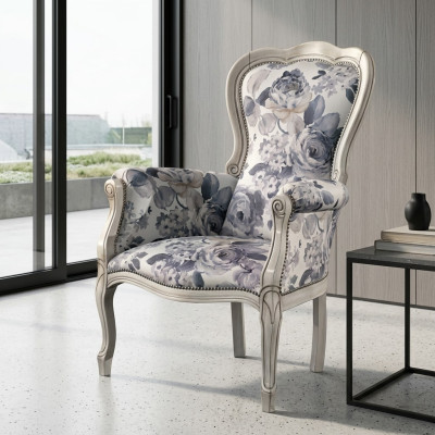 Klassieke fauteuil Ohrensessel gestoffeerde meubels Designerstof Woonkamer