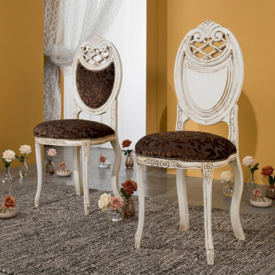 Designerstoel Klassieke eetkamerstoel Luxe meubels Nieuwe fauteuil