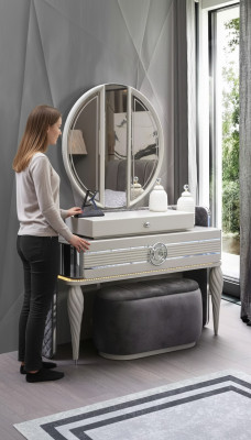 Slaapkamer kaptafel met spiegel Luxe Nieuw Console Modern Ontwerp