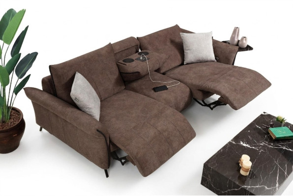 Luxe bank bank woonkamer vierzits gestoffeerde bank Modern Designer Nieuw