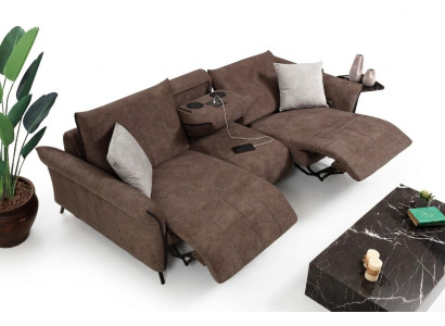 Luxe bank bank woonkamer vierzits gestoffeerde bank Modern Designer Nieuw