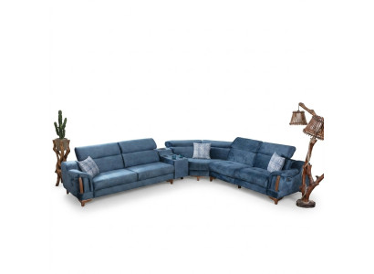 Woonkamer hoekbank L-vormbank Moderne designmeubels Textiel