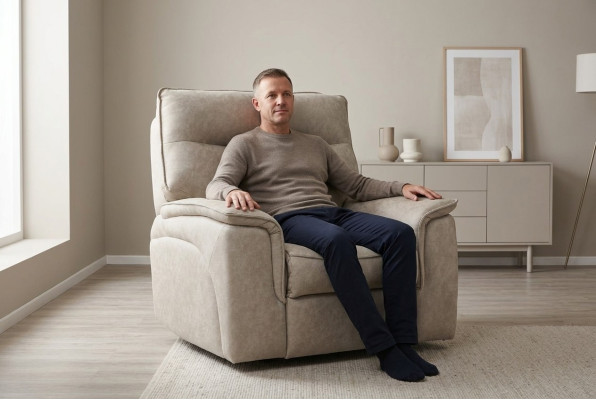 Fauteuil Ontwerp Modern Bekleding Luxe Zit Relax Woonkamer Meubels