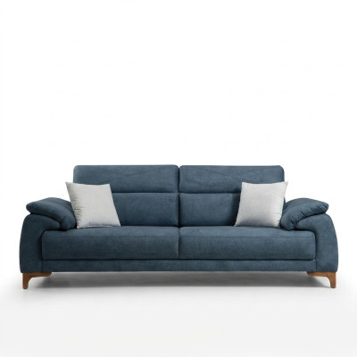 Bank Bank Woonkamer Modern Meubilair Driezitter Blauwe Bank Design