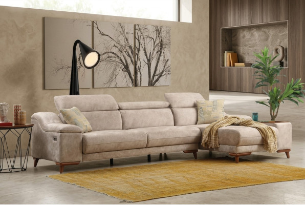 Ontwerp hoekbank L-vorm woonkamer bank moderne woonkamer nieuwe meubels