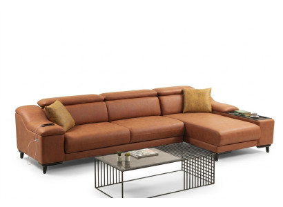 Woonkamer hoekbank Modern L-vorm Bank Bank Samenstelling Bekleding Nieuw