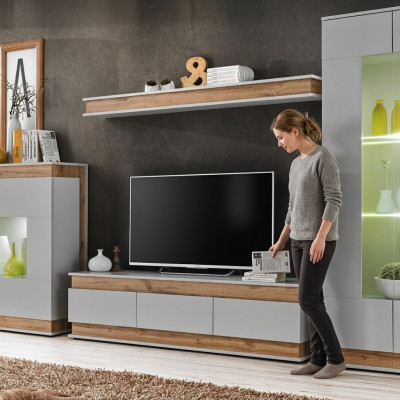 Woonkamer set TV standaard Nieuw rek Luxe meubels Modern design Woonwand