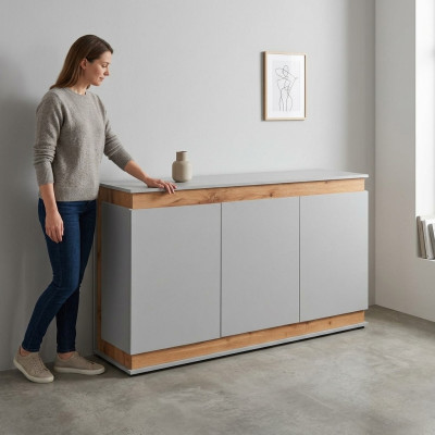 Wit dressoir woonkamer ontwerper luxe meubels stijl modern kast nieuw