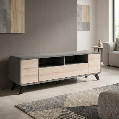TV-standaard houten meubelen luxe woonkamer woonwand dressoir ontwerp modern